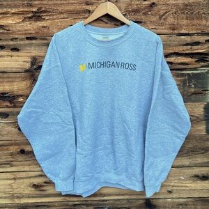 GILDAN | Michigan Heavy Blend Gray Sweatshirt XL